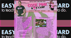 Desktop Screenshot of codepinkbootcamptx.com