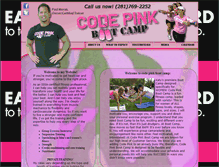 Tablet Screenshot of codepinkbootcamptx.com